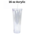 16oz acrylic cup