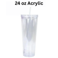 24oz acrylic cup